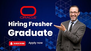 Oracle hiring Fresher Graduate Candidates for Role of Individual Contributor in Bangalore [upl. by Krishna]