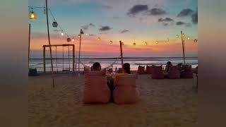 Paradise island  LEGIAN BEACH BALI SUNSET [upl. by Nitsej746]