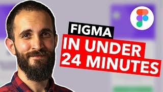 Figma UI Design Tutorial Get Started in Just 24 Minutes [upl. by Aznaed343]