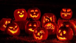 Halloween background ambiance Horror Nights Jackolanterns [upl. by Rozalie945]