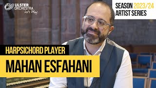 Mahan Esfahani on the harpsichord Poulencs Concert Champêtre Landowska amp Bachs Italian Concerto [upl. by Auoy]