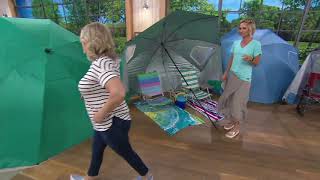 SportBrella XL Instant Outdoor Family Shelter Umbrella on QVC [upl. by Ilenna]