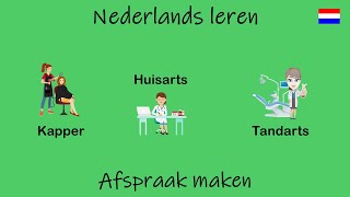 Nederlands leren Afspraak maken Les 43 [upl. by Wivina]