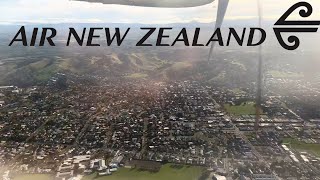 Napier  Hawke’s Bay Airport landing Air New Zealand ATR72 [upl. by Marguerie250]