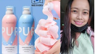 PUREYES foaming whitening wash review [upl. by Hong]