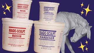 All About MAGIC SCULPT  Better than Apoxie  2 Part Resin Based Air Dry Clay for Sculpting [upl. by Anelav966]