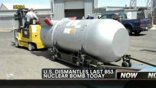 B53 Nuclear Bomb dismantled in Amarillo Texas [upl. by Hadria279]