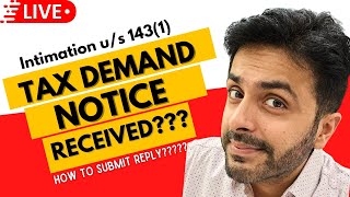 Notice Of Refund Or Demand Under Section 1431  Income Tax Intimation Us 1431 [upl. by Maya]