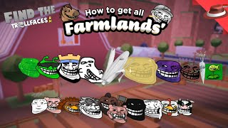 How to get All Farmlands Trollfaces  Find the Trollfaces Rememed [upl. by Ellemac]