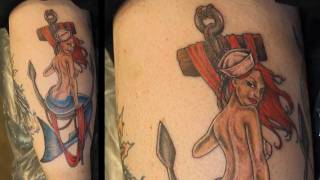 Tattoo Series  Inkd By Coleman  S01E06  Exclusive Tattoo Timelapse  A Sailors Mermaid [upl. by Boutis532]