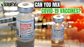 VERIFY Can you mix Pfizer amp Moderna COVID19 vaccines for boosters [upl. by Win]