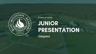 Junior Presentation  Vespers [upl. by Thibaud]