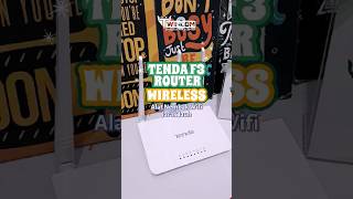 Tenda f3 router wireless adalah alat yang sangat cocok untuk memperluas jaringan wifi dirumah [upl. by Aniratak527]