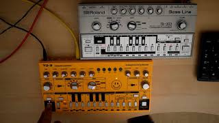 Behringer TD3 vs Roland TB303 [upl. by Etnom142]