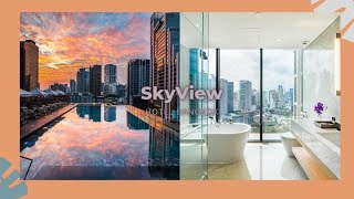 Grand executive room at Skyview hotel Bangkok luxury bangkok hotel [upl. by Boiney]