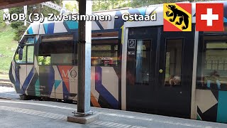 MOB 34 Zweisimmen  Gstaad Sep 2023 4K switzerland railway Goldenpass [upl. by Balas813]