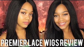 THE BEST KINKY STRAIGHT HAIR  Premier Lace Wigs Review [upl. by Sugden]