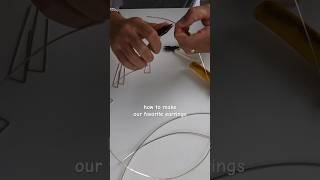 making one of our popular earrings handcrafted handmade art artist jewellery fyp howto diy [upl. by Glynis949]