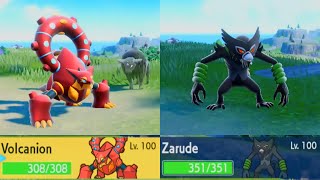 Pokémon Scarlet amp Violet  Two Special Legendary Volcanion amp Zarude  All Moved amp Tera [upl. by Stanzel]