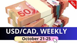 USD CAD Technical Analysis for the week of October 2125 2024 [upl. by Torrie]