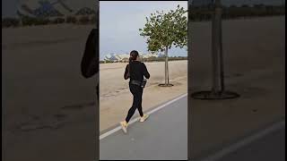 MARATHON TRAINING ENDURANCE Ooredoo 42kms Finisher  Akianas Vlog [upl. by Ayatnwahs96]