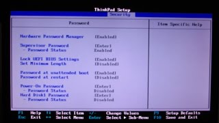 How to unlock BIOS Supervisor Password from Lenovo Thinkpad Laptop no damage to laptop [upl. by Jarin]