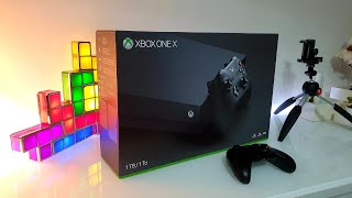 XBOX One X Unboxing [upl. by Dustie]