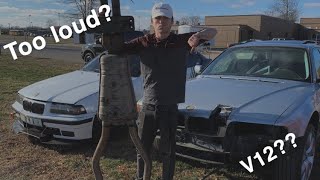 I Straight Piped My V12 BMW  E36 V12 Swap Part 2 [upl. by Dorotea376]