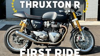 Triumph Thruxton 1200 R First Ride from a Sportbike Rider [upl. by Dosh909]