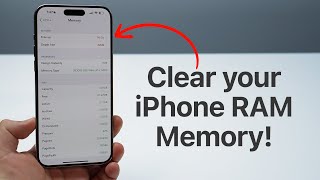 How to Clear your iPhone RAM Memory  And make it Faster [upl. by Barbey]