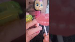 ASMR Cry Babies Car amp Lips Lollipop eating sounds mukbang youtubeshorts shorts [upl. by Phillada987]