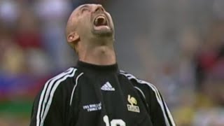 Fabien Barthez A kiss of luck and a World Cup win [upl. by Raynata950]