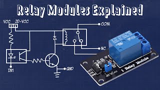 Connecting a Relay Module to a Microcontroller [upl. by Anele]