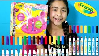 CRAYOLA MARKER MAKER DIY Make Your Own MarkersB2cutecupcakes [upl. by Yeleen503]