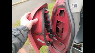 Citroen Xsara Picasso rear tail light bulb replacement [upl. by Ydnas]