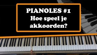 Pianotip 1 Zo kun je akkoorden leren spelen op piano [upl. by Aramal]