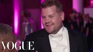 James Corden on His Next quotCarpool Karaokequot Guest  Met Gala 2017 [upl. by Eecyaj470]