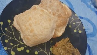 Chola Poori recipe in Tamil  Chola poori  Knife and nice kitchen [upl. by Echikson]