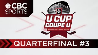 U SPORTS Mens Hockey National Championship Quarterfinal 3  Moncton vs UQTR  CBC Sports [upl. by Metzgar964]