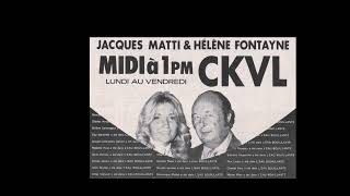 La Bête et la Belle CKVL AM 1982 [upl. by Court]