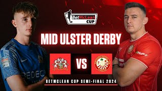 Glenavon v Portadown  BetMcLean Cup Semi Final  LIVE [upl. by Airtemad200]