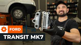 Motorlager rechts bei FORD TRANSIT MK7 wechseln AUTODOC TUTORIAL [upl. by Laurette]