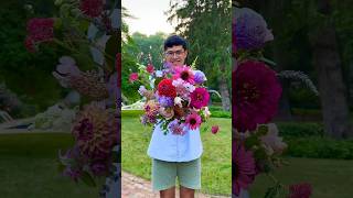 Beautiful Garden Flower Bouquet Early Summer [upl. by Elleinahc]