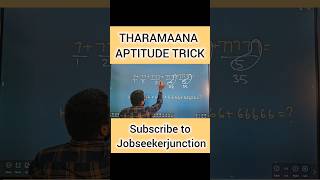 THARAMAANA APTITUDE TRICKS APTITUDE APTITRICKS [upl. by Cerelly]