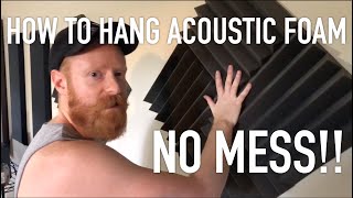 The Proper Way To Hang Acoustic Foam [upl. by Morie]