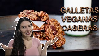 🍪 Cómo preparar unas deliciosas galletas veganas caseras fácil y rápido explicado en 7 minutos 👩‍🍳 [upl. by Anekam]