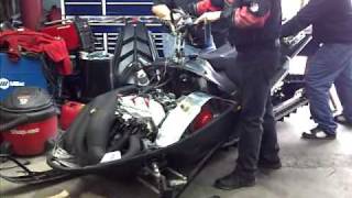 1430cc polaris triple sled 330hp [upl. by Greggs]