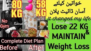 How to lose weight fast in 1 month Lose 22 kg with this Diet PlanLose Weight Fast with no Exercise [upl. by Mohandas]