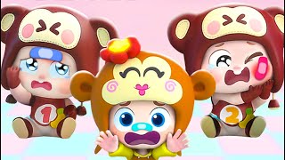 Five Babies Got a Boo Boo💗 Five Little Monkeys  Newborn Baby  Nursery Rhyme amp Kids Song  BabyBus [upl. by Oilerua932]