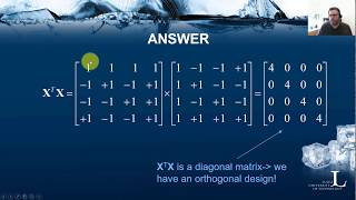 On orthogonal designs and regression [upl. by Nobie]